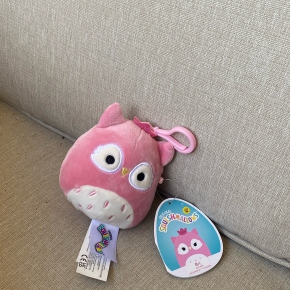 Squishmallows Other - Squishmallows 3.5 Clip On Soft Cuddle Squeeze Squishy Plush - Bri the Owl New